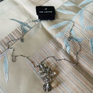 🇺🇸 SALE THE LIMITED Silver Necklace with Crystal Accents